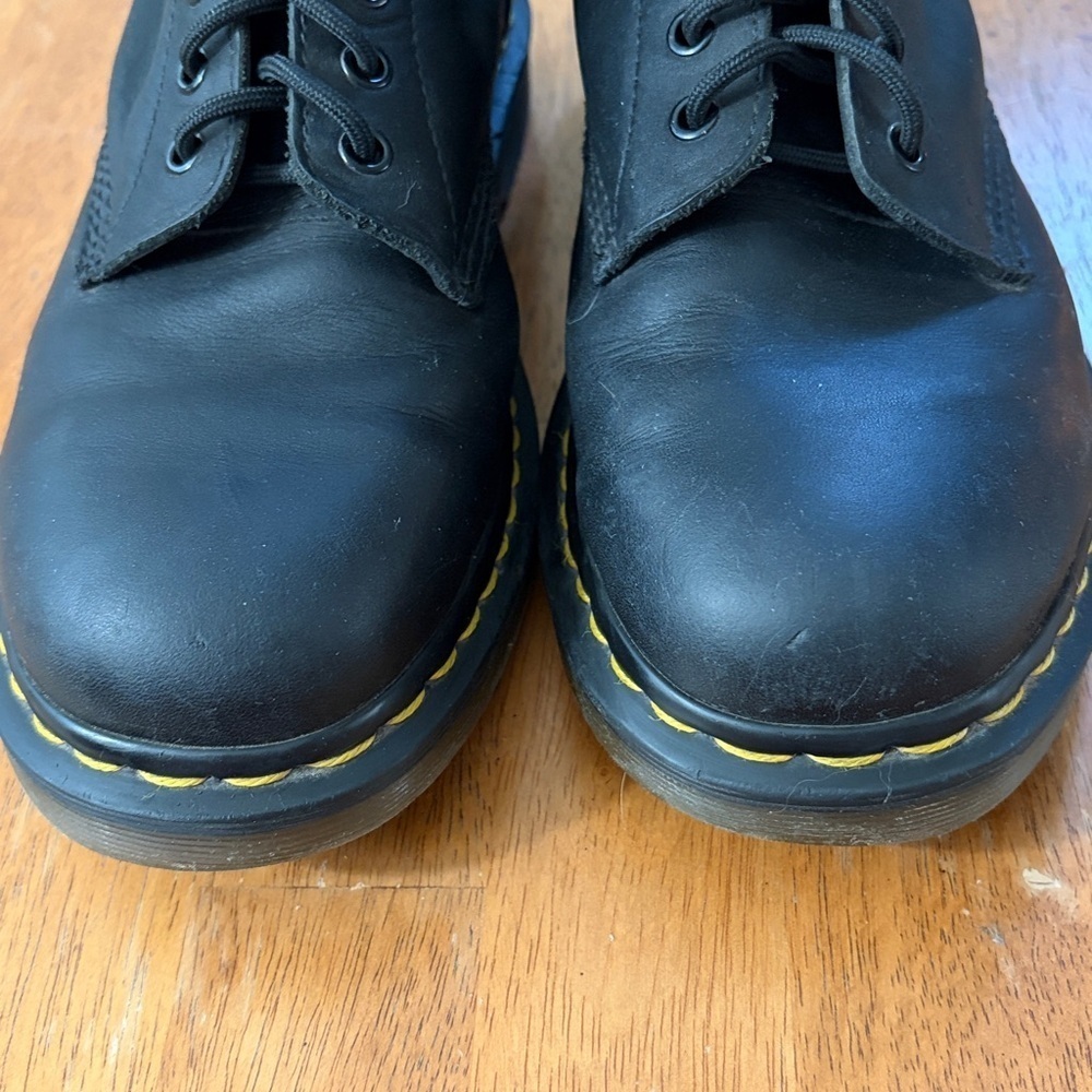 Dr. Martens #146 Black leather W 9/ M 8 - Picture 6 of 9